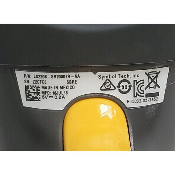 Laser Barcode Scanner Corded Handheld Stand Zebra Symbol LS2208 Scan UPC Codes - Picture 6 of 14